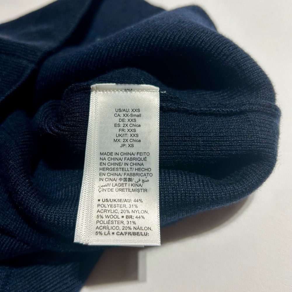 The Drop Catalina Bralette | Navy XXS | Cozy-Chic Staple - Picture 5 of 6
